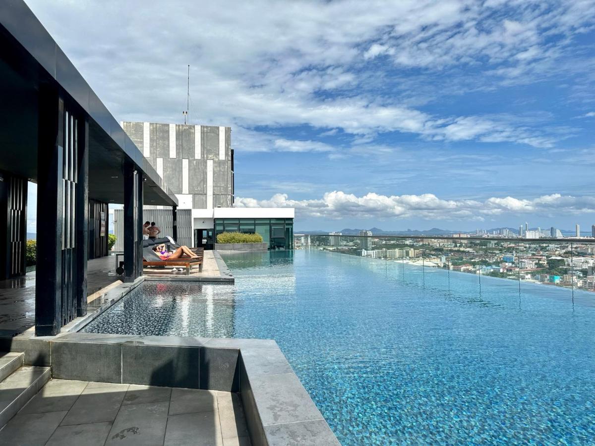 Best Location Condo With Swimming Pool, Gym, Sauna, Washing Mashine, Fast Internet In Central Of Pattaya Exterior foto